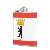 Flagge der Berliner Fläschchen Flachmann (Links)