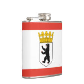 Flagge der Berliner Fläschchen Flachmann (Rechts)