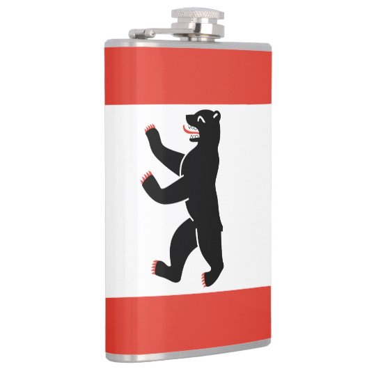 Flagge der Berliner Fläschchen Flachmann (Rechts)