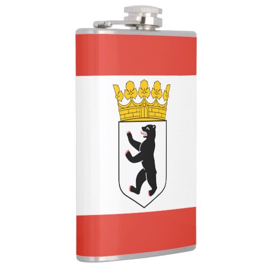 Flagge der Berliner Fläschchen Flachmann (Rechts)