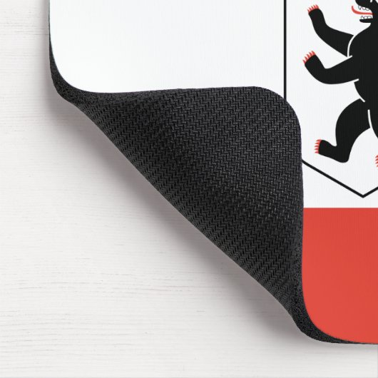 Flagge der Berliner Maus-Pad Mousepad (Ecke)