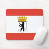 Flagge der Berliner Maus-Pad Mousepad (Mit Mouse)
