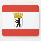 Flagge der Berliner Maus-Pad Mousepad (Vorne)