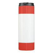 Flagge der Berliner Thermal Tumbler Thermosbecher (Rückseite)