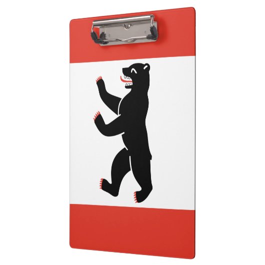 Flagge der Berliner Zwischenablage Klemmbrett (Links)