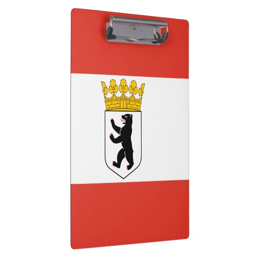 Flagge der Berliner Zwischenablage Klemmbrett (Rechts)
