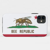 Flagge der Bienenrepublik Case-Mate iPhone Hülle (Rückseite (Horizontal))
