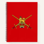 Flagge der britischen Armee Notizblock (Vorderseite)