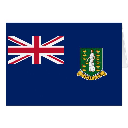 Flagge der Britischen Jungferninseln (Vorderseite (Horizontal))