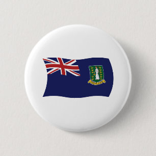 Flagge der Britischen Jungferninseln Button