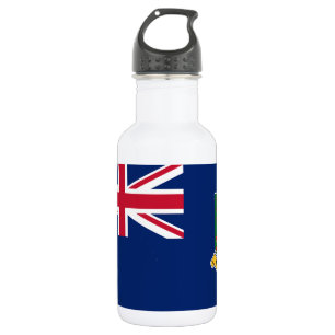Flagge der Britischen Jungferninseln Edelstahlflasche