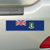 Flagge der Britischen Jungfrau Autoaufkleber (Auf Auto)