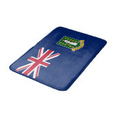 Flagge der Britischen Jungfrau Badematte (Schrägansicht)