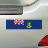 Flagge der Britischen Jungfrau (BVI) Autoaufkleber (Auf Auto)