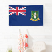 Flagge der Britischen Jungfrau (BVI) Banner (Insitu)