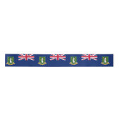 Flagge der Britischen Jungfrau (BVI) Satinband (Vorderseite)