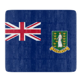 Flagge der Britischen Jungfrau (BVI) Schneidebrett