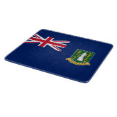 Flagge der Britischen Jungfrau (BVI) Schneidebrett (Ecke)