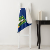 Flagge der Britischen Jungfrau (BVI) Sherpadecke (Beispiel)