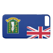 Flagge der Britischen Jungfrau Case-Mate iPhone Hülle (Rückseite (Horizontal))