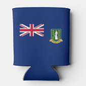 Flagge der Britischen Jungfrau Dosenkühler (Rückseite)