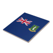 Flagge der Britischen Jungfrau Fliese (Seite)