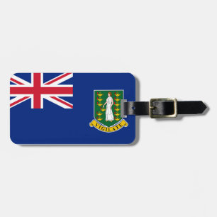 Flagge der Britischen Jungfrau Gepäckanhänger