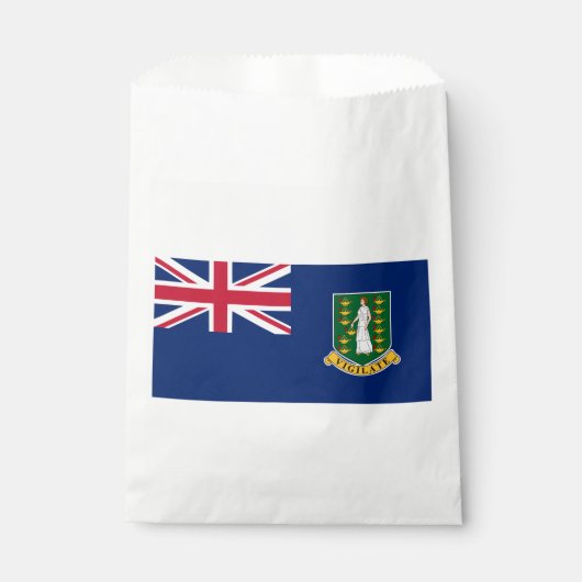 Flagge der Britischen Jungfrau Geschenktütchen (Vorderseite)