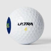 Flagge der Britischen Jungfrau Golfball (Logo)
