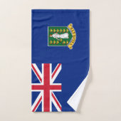 Flagge der Britischen Jungfrau Handtuch (Handtuch)