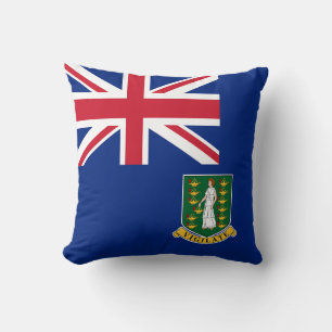 Flagge der Britischen Jungfrau Kissen