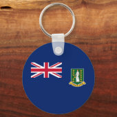 Flagge der Britischen Jungfrau Schlüsselanhänger (Rückseite)