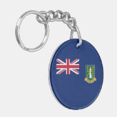 Flagge der Britischen Jungfrau Schlüsselanhänger (Vorderseite links)