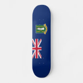 Flagge der Britischen Jungfrau Skateboard (Vorderseite)