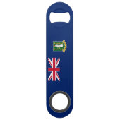 Flagge der Britischen Jungfrau Speed Flaschenöffner (Rückseite)