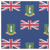 Flagge der Britischen Jungfrau Stoff (Nahaufnahme)