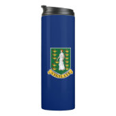 Flagge der Britischen Jungfrau Thermosbecher (Nach rechts gedreht)