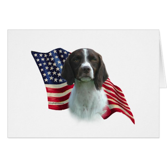 Flagge der Brittany Spaniel (Vorderseite (Horizontal))