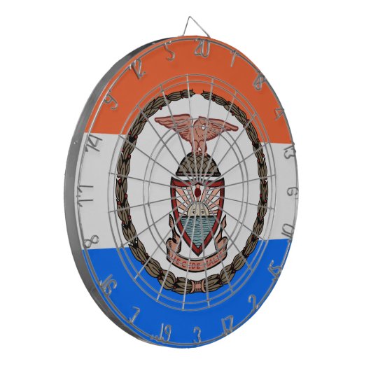 Flagge der Bronx (Borough in New York City) Dartscheibe (Vorderseite Links)