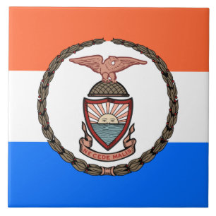 Flagge der Bronx (Borough in New York City) Fliese