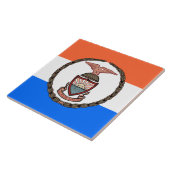 Flagge der Bronx (Borough in New York City) Fliese (Seite)