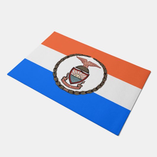 Flagge der Bronx (Borough in New York City) Fußmatte (Schrägansicht)