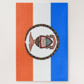 Flagge der Bronx (Borough in New York City) Puzzle (Vertikal)