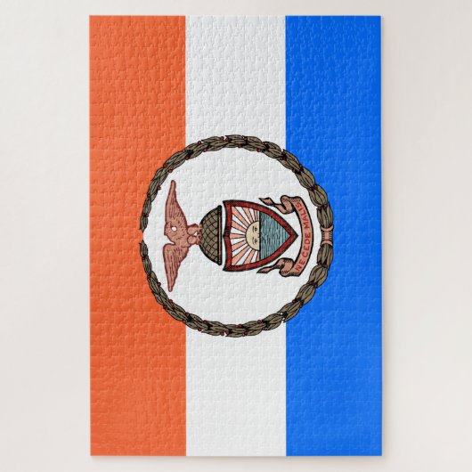 Flagge der Bronx (Borough in New York City) Puzzle (Vertikal)