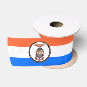 Flagge der Bronx (Borough in New York City) Satinband