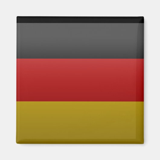 Flagge der Bundesrepublik Deutschland Magnet (Vorne)