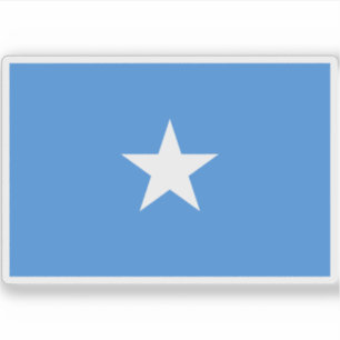 Flagge der Bundesstaatlichen Republik Somalia Aufkleber