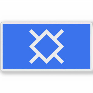 Flagge der Cheyenne-Nation und des Stamms, USA Aufkleber