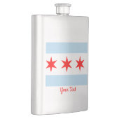 Flagge der Chicago Classic Flask Flachmann (Rechts)
