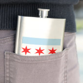 Flagge der Chicago Classic Flask Flachmann (Beispiel)